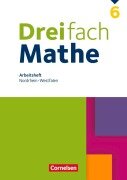Cover-Bild zum Titel 'Dreifach Mathe 6. Schuljahr - Nordrhein-Westfalen - Arbeitsheft mit Lösungen' von ''