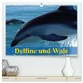 Delfine und Wale (hochwertiger Premium Wandkalender 2024 DIN A2 quer), Kunstdruck in Hochglanz - Elisabeth Stanzer