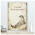 Lustige Erdmännchen (hochwertiger Premium Wandkalender 2025 DIN A2 hoch), Kunstdruck in Hochglanz - Heike Hultsch