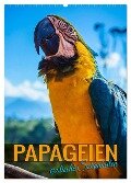 Papageien - exotische Schönheiten (Wandkalender 2025 DIN A2 hoch), CALVENDO Monatskalender - Renate Utz