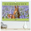 Eichhörnchen im Königlichen Garten (hochwertiger Premium Wandkalender 2024 DIN A2 quer), Kunstdruck in Hochglanz - Margret Brackhan