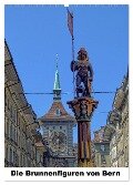Die Brunnenfiguren von Bern (Wandkalender 2024 DIN A2 hoch), CALVENDO Monatskalender - Susan Michel
