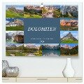 Dolomiten, Alpenparadies im Norden Italiens (hochwertiger Premium Wandkalender 2024 DIN A2 quer), Kunstdruck in Hochglanz - Joana Kruse