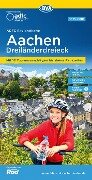 ADFC-Regionalkarte Aachen Dreiländereck, 1:75.000, reiß- und wetterfest, mit kostenlosem GPS-Download der Touren via BVA-website oder Karten-App - 