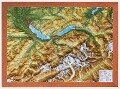 Cover-Bild zum Titel 'Relief Berner Oberland klein 1:200.000 Holzrahmen' von 'André Markgraf, Mario Engelhardt'