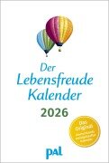 Cover-Bild zum Titel 'Der Lebensfreude-Kalender 2026' von 'Doris Wolf, Maja Günther, Rolf Merkle'