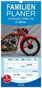 Familienplaner 2024 - Deutsche Motorrad Oldtimer mit 5 Spalten (Wandkalender, 21 x 45 cm) CALVENDO - Ingo Laue