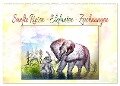 Sanfte Riesen - Elefanten-Zeichnungen (Wandkalender 2024 DIN A2 quer), CALVENDO Monatskalender - Dusanka Djeric
