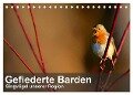 Gefiederte Barden - Singvögel unserer Region (Tischkalender 2024 DIN A5 quer), CALVENDO Monatskalender - Alexander Krebs