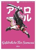 Gefährliche Tier Samurai (Wandkalender 2024 DIN A4 hoch), CALVENDO Monatskalender - Luca Schmidt