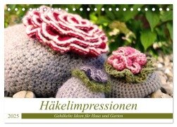 Häkelimpressionen - Gehäkelte Ideen für Haus und Garten (Tischkalender 2025 DIN A5 quer), CALVENDO Monatskalender - Inge Przewlocki
