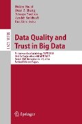 Cover-Bild zum Titel 'Data Quality and Trust in Big Data' von ''