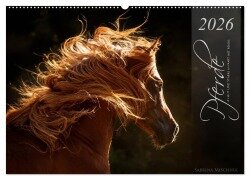Pferde - Anmut und Stärke gepaart mit Magie (Wandkalender 2026 DIN A2 quer), CALVENDO Monatskalender - Sabrina Mischnik