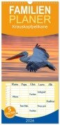 Cover-Bild zum Titel 'Familienplaner 2026 - Krauskopfpelikane mit 5 Spalten (Wandkalender, 21 x 45 cm) CALVENDO' von 'Stephan Peyer'