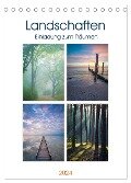 Landschaften - Einladung zum Träumen (Tischkalender 2024 DIN A5 hoch), CALVENDO Monatskalender - Martin Wasilewski