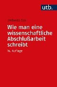 Cover-Bild zum Titel 'Wie man eine wissenschaftliche Abschlußarbeit schreibt' von 'Umberto Eco'