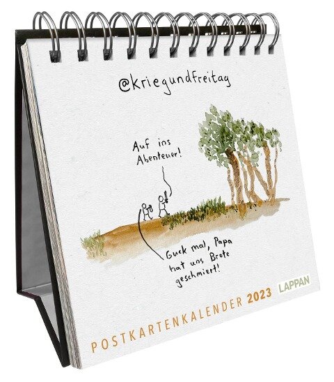 @kriegundfreitag Postkartenkalender 2023 - @Kriegundfreitag