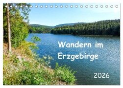 Wandern im Erzgebirge (Tischkalender 2026 DIN A5 quer), CALVENDO Monatskalender - Carmen Vogel