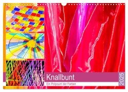 Knallbunt - Ein Potpourri der Farben (Wandkalender 2025 DIN A3 quer), CALVENDO Monatskalender - Bettina Hackstein