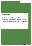 Weibliche Geschlechterambivalenz und männliche Homoerotik in Franz Kafkas Fragment "Der Verschollene" / "Amerika" - Alexander Begerl