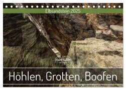 Höhlen, Grotten, Boofen - Elbsandstein (Tischkalender 2025 DIN A5 quer), CALVENDO Monatskalender - Kevin Walther
