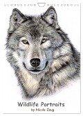 Wildlife Portraits (Wandkalender 2025 DIN A4 hoch), CALVENDO Monatskalender - Nicole Zeug