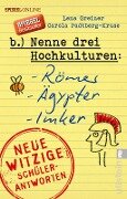 Cover-Bild zum Titel 'Nenne drei Hochkulturen: Römer, Ägypter, Imker' von 'Lena Greiner, Carola Padtberg'