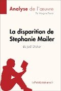 La disparition de Stephanie Mailer de Joël Dicker (Analyse de l'oeuvre) - Lepetitlitteraire, Morgane Fleurot