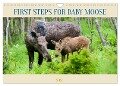 FIRST STEPS FOR BABY MOOSE (Wall Calendar 2024 DIN A4 landscape), CALVENDO 12 Month Wall Calendar - Philippe Henry