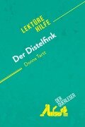 Cover-Bild zum Titel 'Der Distelfink von Donna Tartt (Lektürehilfe)' von 'der Querleser'