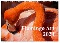 Flamingo Art 2024 (Wandkalender 2024 DIN A2 quer), CALVENDO Monatskalender - Max Steinwald