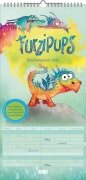 Furzipups der Knatterdrache - Familienplaner mit 5 Spalten - 