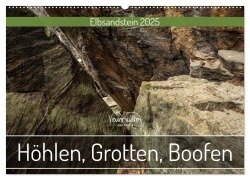 Höhlen, Grotten, Boofen - Elbsandstein (Wandkalender 2025 DIN A2 quer), CALVENDO Monatskalender - Kevin Walther