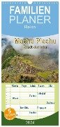 Familienplaner 2024 - Machu Picchu - Stadt der Inka mit 5 Spalten (Wandkalender, 21 x 45 cm) CALVENDO - Peter Roder