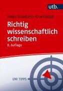Cover-Bild zum Titel 'Richtig wissenschaftlich schreiben' von 'Helga Esselborn-Krumbiegel'