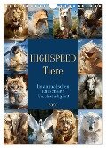 Highspeed Tiere (Wandkalender 2025 DIN A4 hoch), CALVENDO Monatskalender - Cathrin Illgen