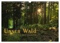 Unser Wald - Magische Sichten in norddeutsche Wälder / Geburtstagskalender (Wandkalender 2024 DIN A3 quer), CALVENDO Monatskalender - Heike Langenkamp