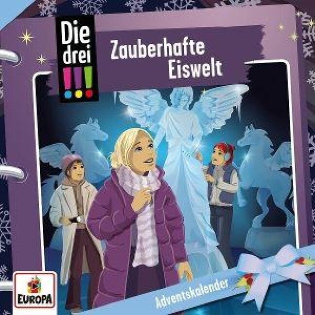 Die drei !!! Adventskalender: Zauberhafte Eiswelt - Kirsten Vogel