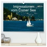 Impressionen vom Comer See (hochwertiger Premium Wandkalender 2025 DIN A2 quer), Kunstdruck in Hochglanz - Gabi Hampe