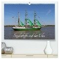 Segelschiffe auf der Elbe (hochwertiger Premium Wandkalender 2024 DIN A2 quer), Kunstdruck in Hochglanz - Eckhard K. Schulz