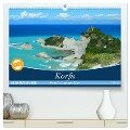 Korfu, Perle im Ionischen Meer (hochwertiger Premium Wandkalender 2024 DIN A2 quer), Kunstdruck in Hochglanz - Carmen Vogel