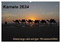 Kamele 2024 - Unterwegs mit zottigen Wüstenschiffen (Wandkalender 2024 DIN A2 quer), CALVENDO Monatskalender - Melanie Weber