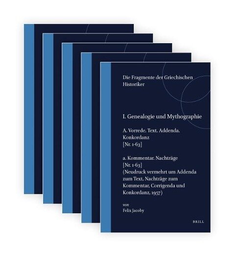 Die Fragmente Der Griechischen Historiker I-III (15 Volume Set) - 