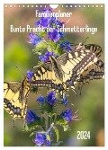 Familienplaner Bunte Pracht der Schmetterlinge (Wandkalender 2024 DIN A4 hoch), CALVENDO Monatskalender - Dany¿s Blickwinkel