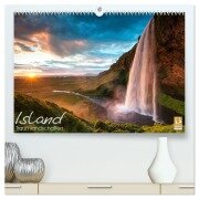 ISLAND - Traumlandschaften (hochwertiger Premium Wandkalender 2026 DIN A2 quer), Kunstdruck in Hochglanz - Oliver Schratz Blendeneffekte. De