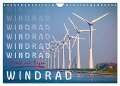 Windrad - Fluch und Segen (Wandkalender 2024 DIN A4 quer), CALVENDO Monatskalender - Peter Roder