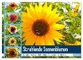 Strahlende Sonnenblumen (Wandkalender 2024 DIN A4 quer), CALVENDO Monatskalender - Karin Sigwarth