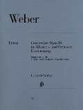 Weber, Carl Maria von - Concertino op. 26 für Klarinette und Orchester - Carl Maria von Weber