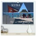 Kuba - Hier sind wir glücklich (hochwertiger Premium Wandkalender 2024 DIN A2 quer), Kunstdruck in Hochglanz - Fryc Janusz