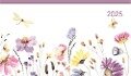 Ladytimer Pad Flower Field 2025 - Taschen-Kalender 15,6x9 cm - Blumen - Weekly - 128 Seiten - Notiz-Buch - Alpha Edition - 